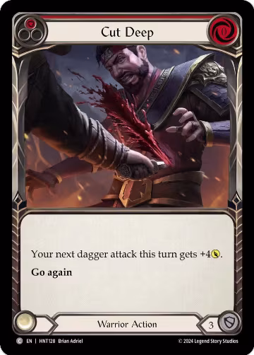 Cut Deep (Red) (HNT128), The Hunted — Flesh & Blood card price