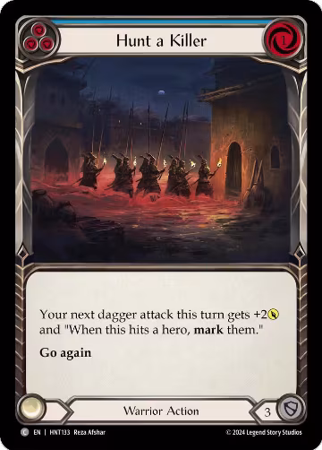 Hunt a Killer (Blue) (HNT133), The Hunted — Flesh & Blood card price