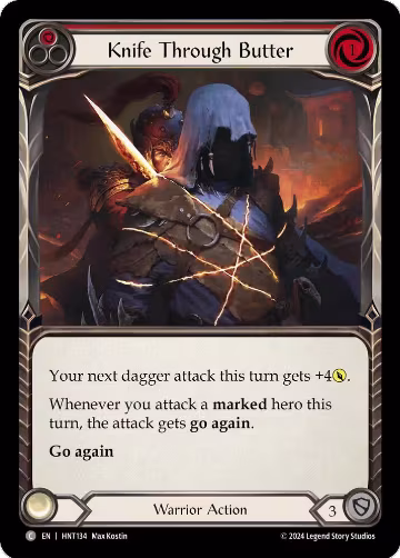 Knife through Butter (Red) (HNT134), The Hunted — Flesh & Blood card price