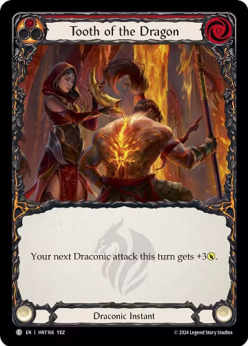 Tooth of the Dragon (Red) (HNT166), The Hunted — Flesh & Blood card price