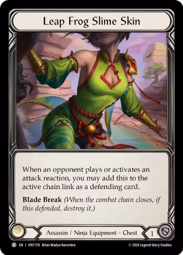 Leap Frog Slime Skin (HNT170), The Hunted — Flesh & Blood card price