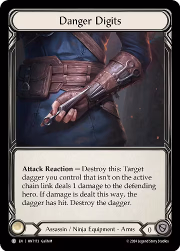 Danger Digits (HNT173), The Hunted — Flesh & Blood card price