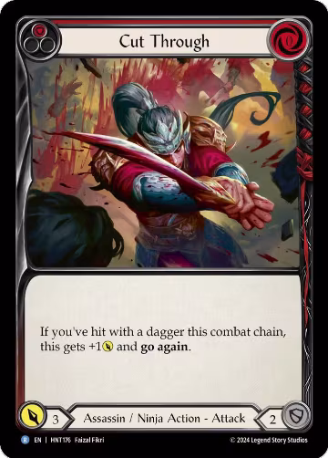 Cut Through (Red) (HNT176), The Hunted — Flesh & Blood card price