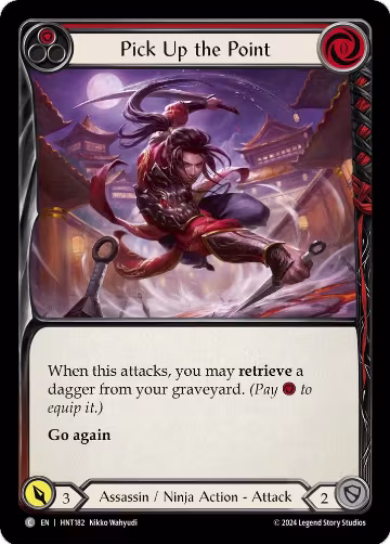 Pick Up the Point (Red) (HNT182), The Hunted — Flesh & Blood card price
