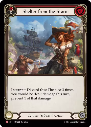 Shelter from the Storm (HNT222), The Hunted — Flesh & Blood card price