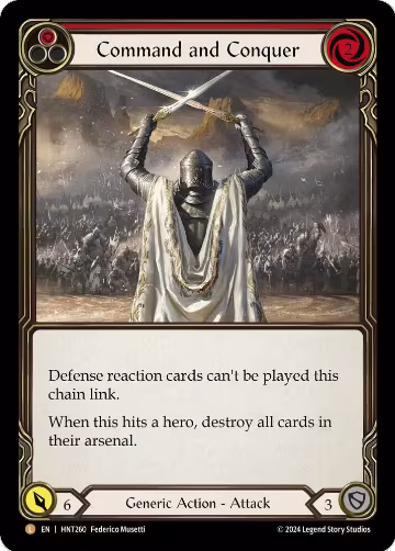 Command and Conquer (HNT260), The Hunted — Flesh & Blood card price