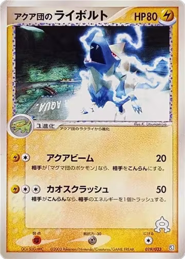 Team Aqua's Manectric (019/033) — card price