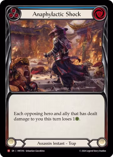 Anaphylactic Shock (HNT016), The Hunted — Flesh & Blood card price