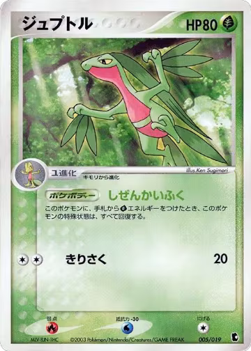 Grovyle - 005/019 (005/019) — card price