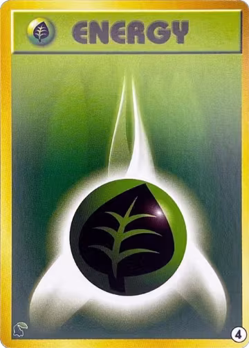 Basic Grass Energy - 4 (4), Intro Pack Neo (Chikorita) — Pokémon JP card price