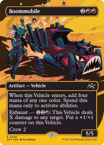 Boommobile (Borderless) (First-Place Foil) (526), Aetherdrift — Magic card price