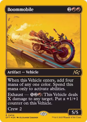 Boommobile (First-Place Foil) (454), Aetherdrift — Magic card price