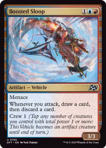 Boosted Sloop (190), Aetherdrift — Magic card price