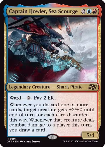Captain Howler, Sea Scourge (194), Aetherdrift — Magic card price