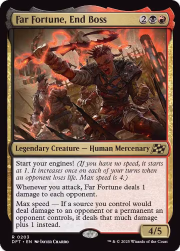 Far Fortune, End Boss (203), Aetherdrift — Magic card price