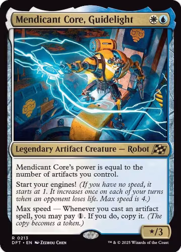 Mendicant Core, Guidelight (213), Aetherdrift — Magic card price