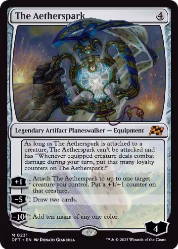 The Aetherspark (231), Aetherdrift — Magic card price