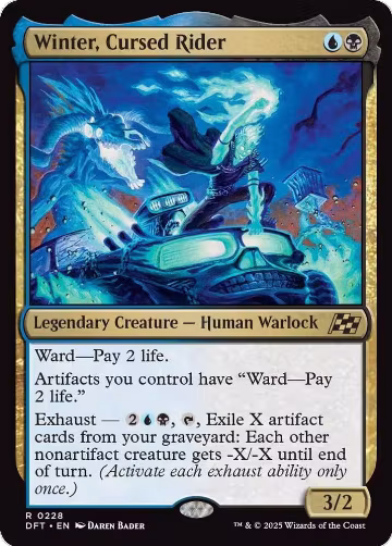 Winter, Cursed Rider (228), Aetherdrift — Magic card price