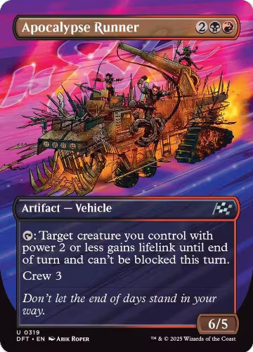 Apocalypse Runner (Borderless) (319), Aetherdrift — Magic card price