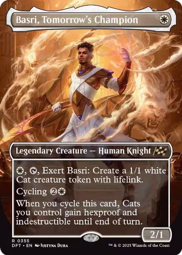 Basri, Tomorrow's Champion (Borderless) (355), Aetherdrift — Magic card price