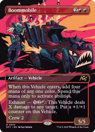 Boommobile (Borderless) (310), Aetherdrift — Magic card price