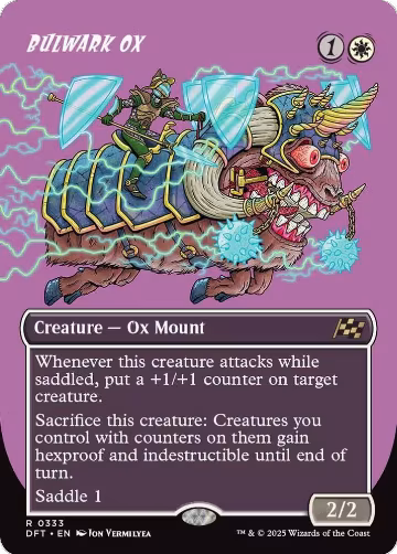 Bulwark Ox (Borderless) (333), Aetherdrift — Magic card price