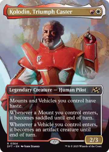 Kolodin, Triumph Caster (Borderless) (364), Aetherdrift — Magic card price