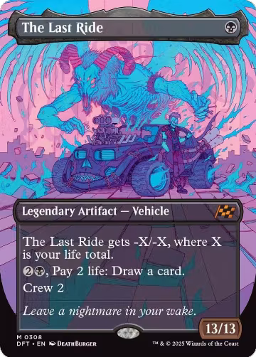 The Last Ride (Borderless) (308), Aetherdrift — Magic card price