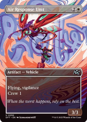 Air Response Unit (Borderless) (292), Aetherdrift — Magic card price