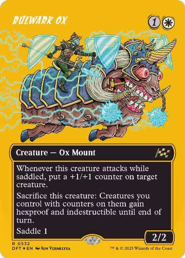 Bulwark Ox (Borderless) (First-Place Foil) (532), Aetherdrift — Magic card price