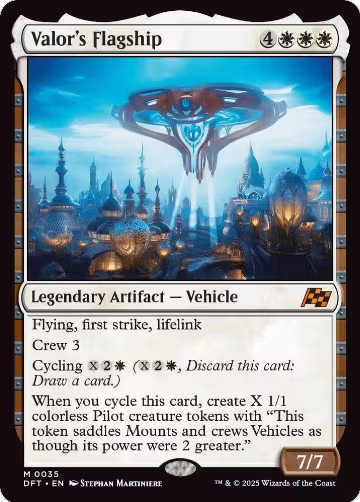 Valor's Flagship (35), Aetherdrift — Magic card price