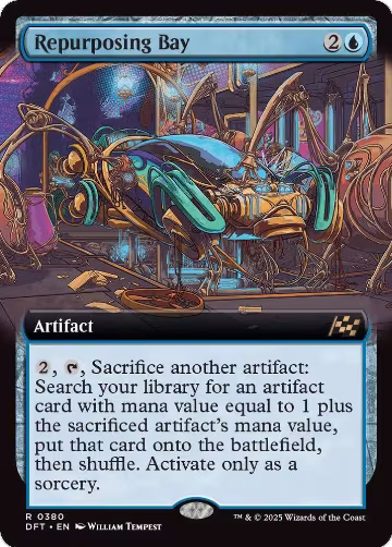 Repurposing Bay (Extended Art) (380), Aetherdrift — Magic card price