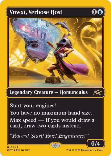 Vnwxt, Verbose Host (First-Place Foil) (443), Aetherdrift — Magic card price