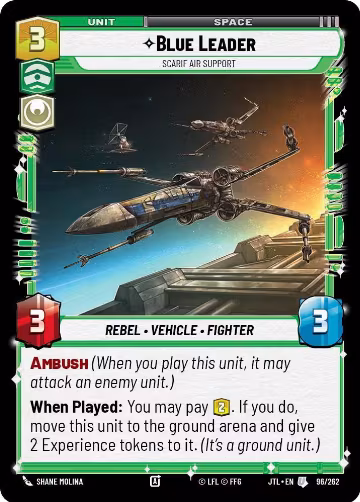 Blue Leader - Scarif Air Support (096/262), Jump to Lightspeed — Star Wars card price