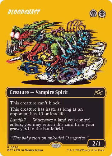 Bloodghast (Borderless) (First-Place Foil) (536), Aetherdrift — Magic card price