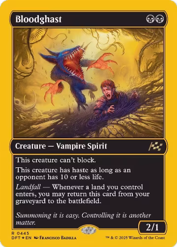 Bloodghast (First-Place Foil) (445), Aetherdrift — Magic card price