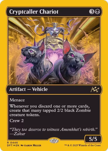 Cryptcaller Chariot (First-Place Foil) (446), Aetherdrift — Magic card price