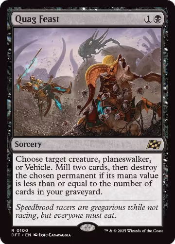 Quag Feast (100), Aetherdrift — Magic card price