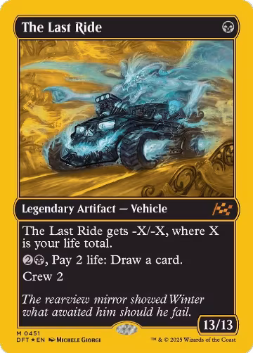 The Last Ride (First-Place Foil) (451), Aetherdrift — Magic card price