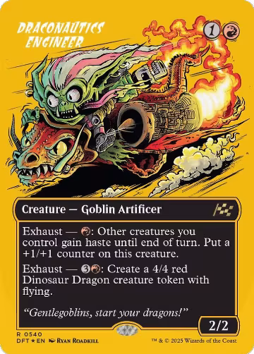 Draconautics Engineer (Borderless) (First-Place Foil) (540), Aetherdrift — Magic card price