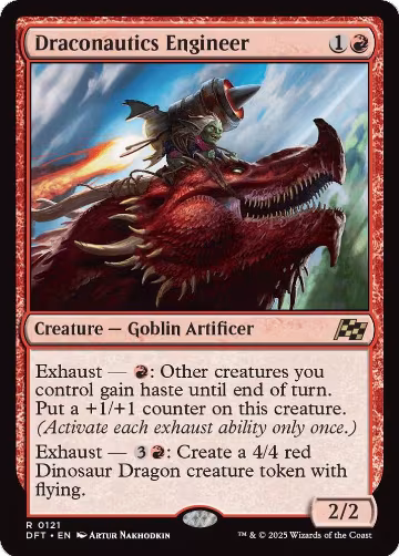 Draconautics Engineer (121), Aetherdrift — Magic card price