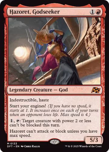 Hazoret, Godseeker (133), Aetherdrift — Magic card price