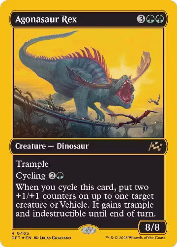 Agonasaur Rex (First-Place Foil) (465), Aetherdrift — Magic card price