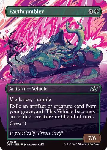 Earthrumbler (Borderless) (315), Aetherdrift — Magic card price