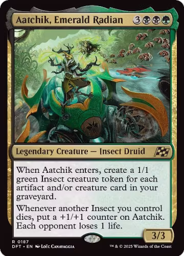 Aatchik, Emerald Radian (187), Aetherdrift — Magic card price