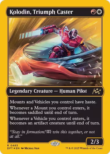 Kolodin, Triumph Caster (First-Place Foil) (483), Aetherdrift — Magic card price