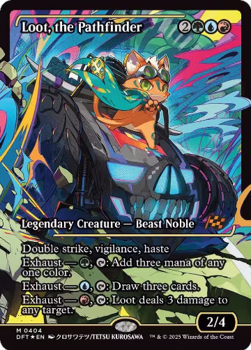 Loot, the Pathfinder (Showcase) (404), Aetherdrift — Magic card price