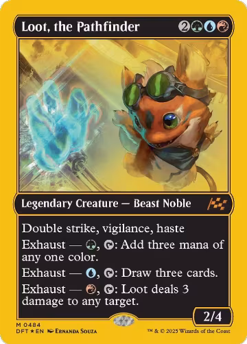 Loot, the Pathfinder (First-Place Foil) (484), Aetherdrift — Magic card price