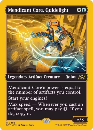 Mendicant Core, Guidelight (First-Place Foil) (485), Aetherdrift — Magic card price
