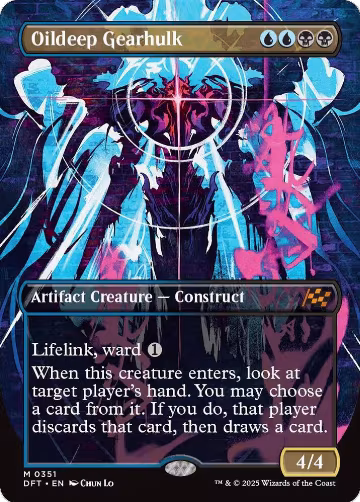 Oildeep Gearhulk (Borderless) (351), Aetherdrift — Magic card price